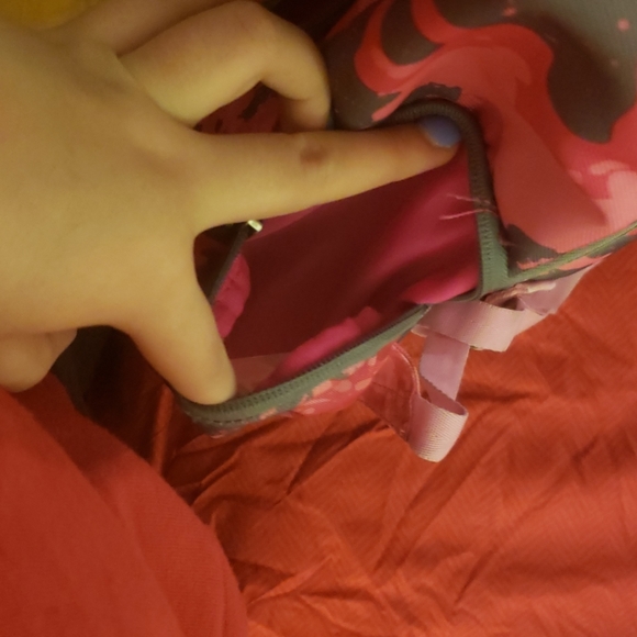 Backpack army pink and grey good as new used once - Picture 6 of 7